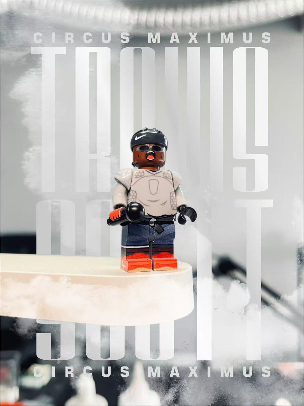 Travis Scott "Circus Maximus" Custom Minifigure - Utopia Era Technical Gear Edition