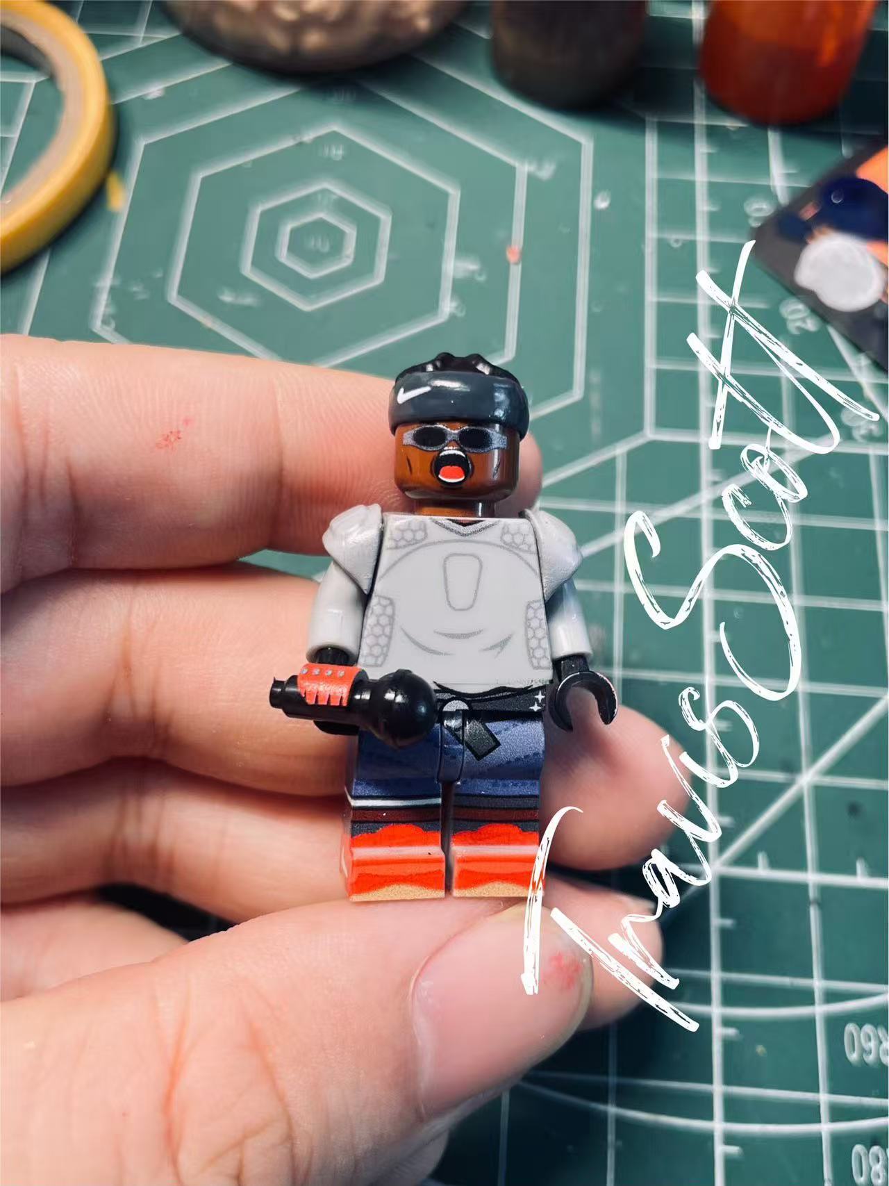 Travis Scott "Circus Maximus" Custom Minifigure - Utopia Era Technical Gear Edition